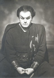  Josef Greindl als Hagen.  Der Ring des Nibelungen (Inszenierung von Wieland Wagner 1951 - 1958)