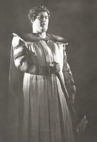 <b> Alfons Herwig als Donner.</b>  Der Ring des Nibelungen (Inszenierung von Wieland Wagner 1951 - 1958)