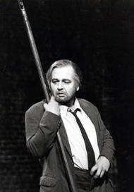  Fritz Hübner als Hagen.  Der Ring des Nibelungen (Inszenierung von Patrice Chéreau 1976 - 1980)