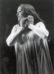  Dame Gwyneth Jones als Elisabeth.  Tannhäuser (Inszenierung von Götz Friedrich 1972 -1978)