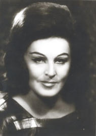 Birgit Nilsson als Isolde. Tristan und Isolde (Inszenierung von Wolfgang Wagner 1962 - 1970)