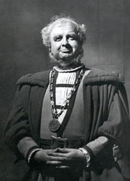  Heinrich Pflanzl als Fritz Kothner. Die Meistersinger von Nürnberg (Inszenierung von Rudolf Otto Hartmann 1951 - 1952)