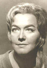<b> Leonie Rysanek als Senta.</b> Der Fliegende Holländer (Inszenierung von August Everding 1969 - 1971)
