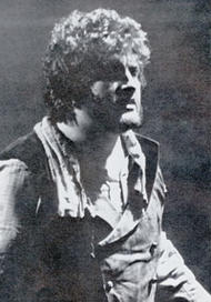 <b> Robert Schunk als Siegmund.</b>  Der Ring des Nibelungen (Inszenierung von Patrice Chéreau 1976 - 1980)