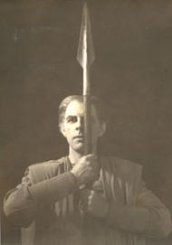  Hermann Uhde als Wotan. Der Ring des Nibelungen (Inszenierung von Wieland Wagner 1951 - 1958)
