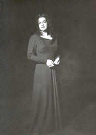<b> Astrid Varnay als Isolde.</b> Tristan und Isolde (Inszenierung von Wieland Wagner 1952 - 1953)