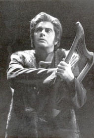 <b> Bernd Weikl als Wolfram von Eschenbach.</b>  Tannhäuser (Inszenierung von Götz Friedrich 1972 -1978)