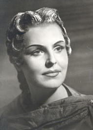  Herta Wilfert als Venus. Tannhäuser (Inszenierung von Wieland Wagner 1954 -1955)