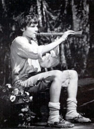 Walter Gampert als Junger Hirt. Tannhäuser (Inszenierung von Götz Friedrich 1972 -1978)